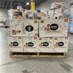 DALLAS LOCATION -Millie Moon Luxury Disposable Diapers - Size 4 - 120ct PALLET-(20 CASES)
