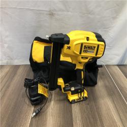 AS-IS DEWALT 20V MAX XR Lithium-Ion Cordless 18-Gauge Narrow Crown Stapler Kit