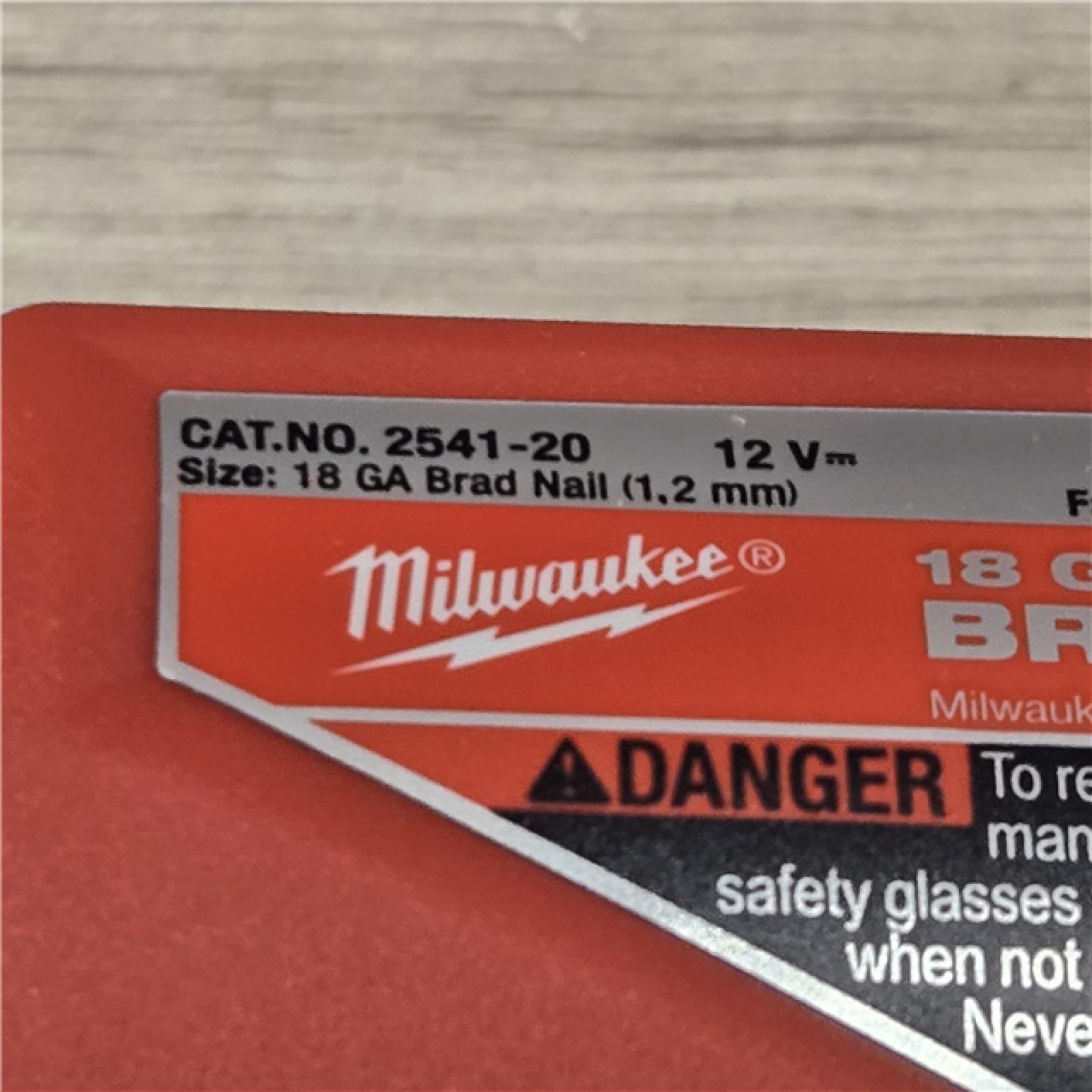 AS-IS Milwaukee M12 FUEL 18 Gauge Compact Brad Nailer (Tool-Only)