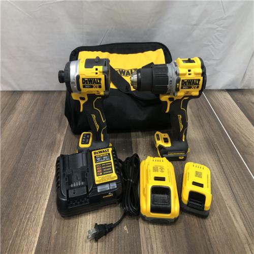 AS-IS DEWALT 20V XR Lithium-Ion Cordless 2-Tool Combo Kit