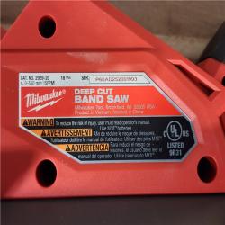 HOUSTON LOCATION - AS-IS Milwaukee  FUEL 18V Lithium-Ion Brushless Cordless Deep Cut Band Saw (Tool-Only)