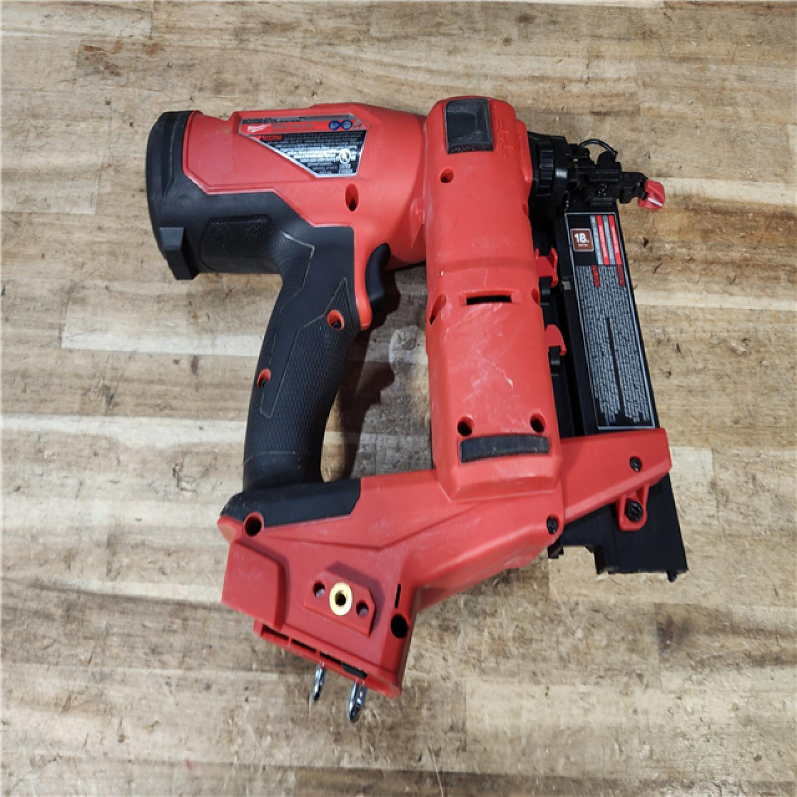 HOUSTON LOCATION - AS - IS Milwaukee FUEL 18-Volt Lithium-Ion Brushless Cordless Gen II 18-Gauge Brad Nailer (Tool-Only)