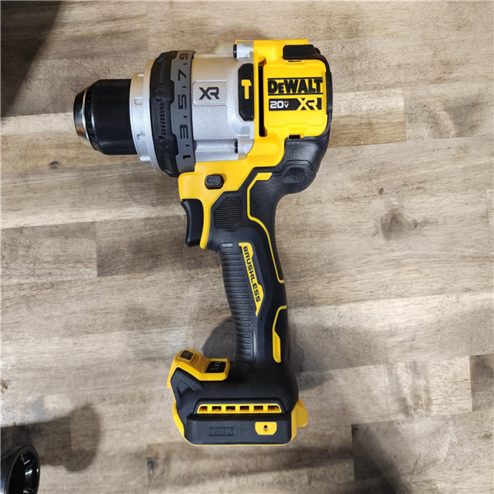 HOUSTON LOCATION - AS-IS (APPEARS LIKE NEW) DEWALT 20V XR Lithium-Ion Cordless Hammer Drill Kit with 8.0 Ah Battery, Charger and Kit Bag