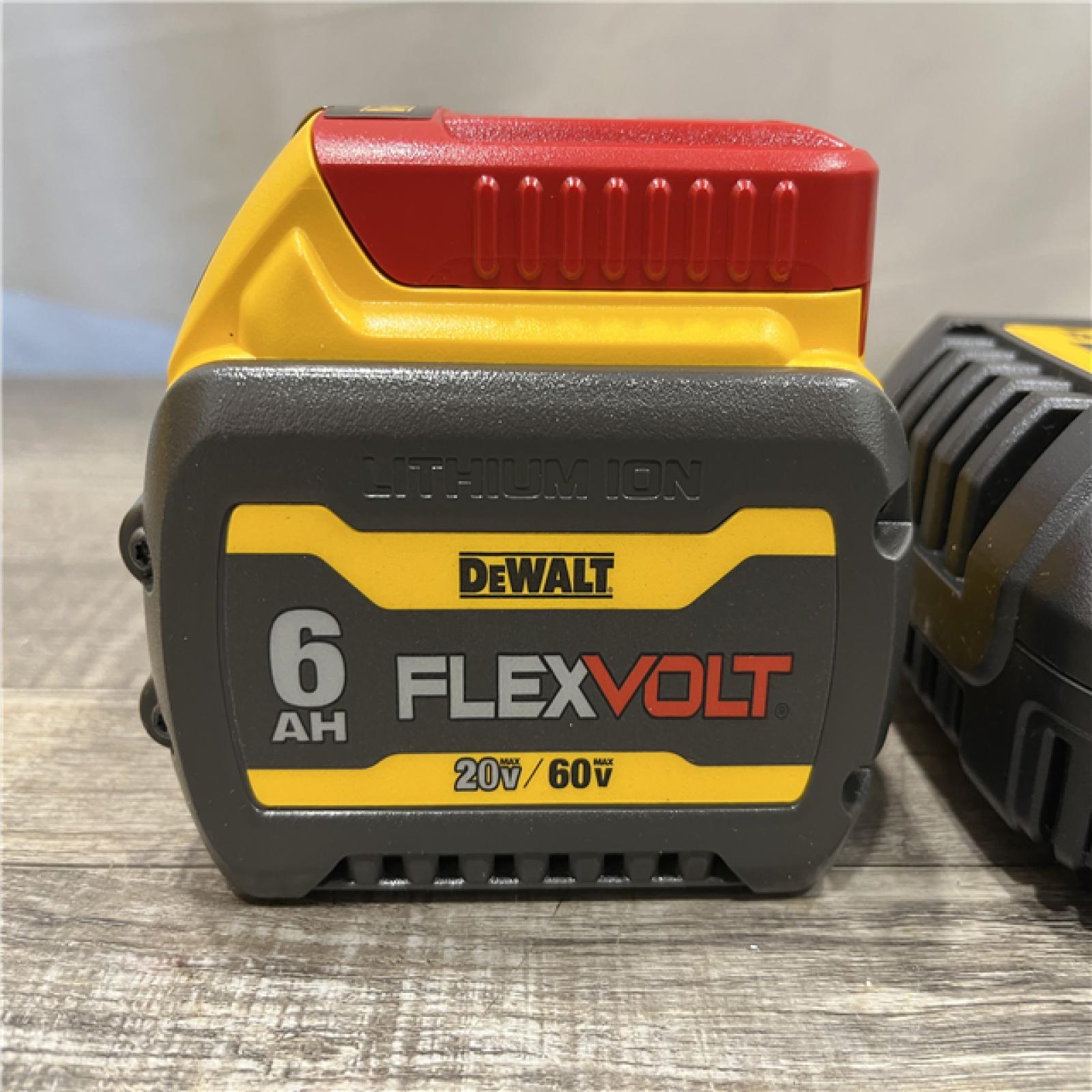 AS-IS DEWALT FLEXVOLT 20V/60V MAX Lithium-Ion 6.0Ah Battery Pack Kit
