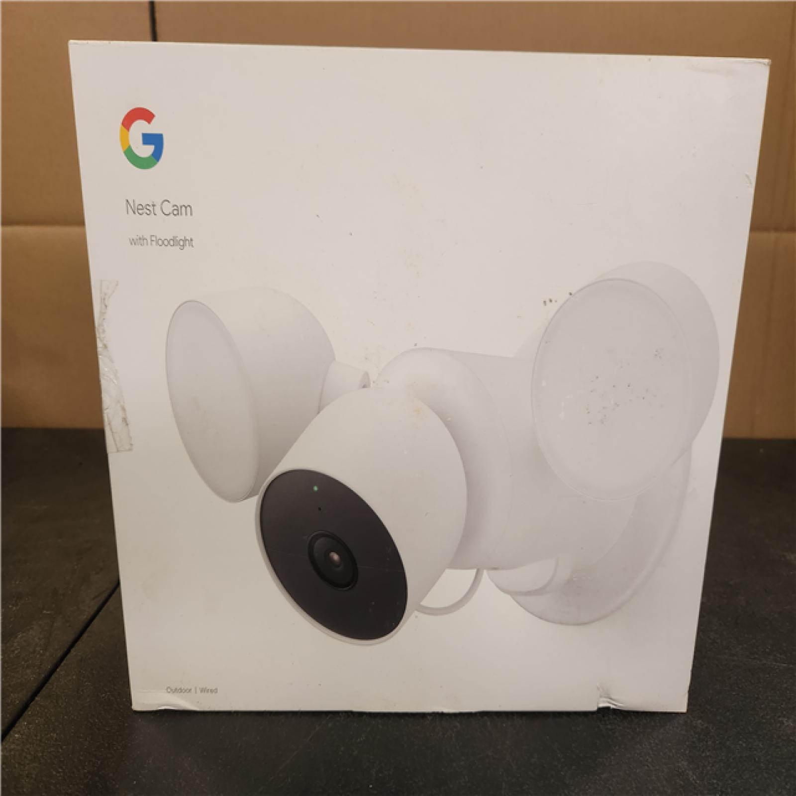 Phoenix Google Nest Cam with Floodlight - Wired Outdoor Smart Home Security Camera