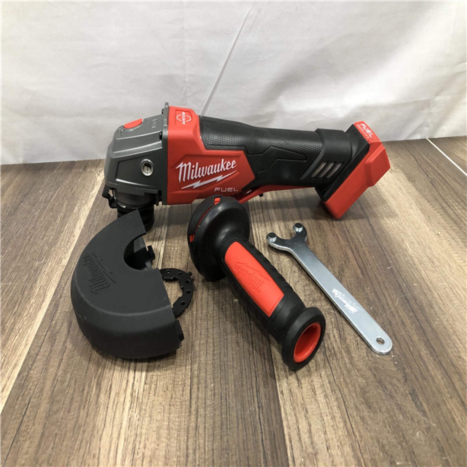 AS-IS Milwaukee FUEL 18V Lithium-Ion Brushless Cordless 4-1/2 in./5 in. Grinder w/Paddle Switch (Tool-Only)