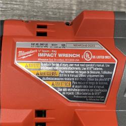 AS-IS Milwaukee FUEL 18V Lithium-Ion Brushless Cordless 1/2 in. Impact Wrench w/Friction Ring Kit