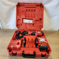 AS-IS- Milwaukee M18 18V Lithium-Ion Cordless Short Throw Press Tool Kit