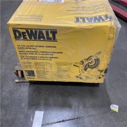 NEW- DeWalt 15 Amps 12 in. Corded Dual-Bevel Sliding Compound Miter Saw