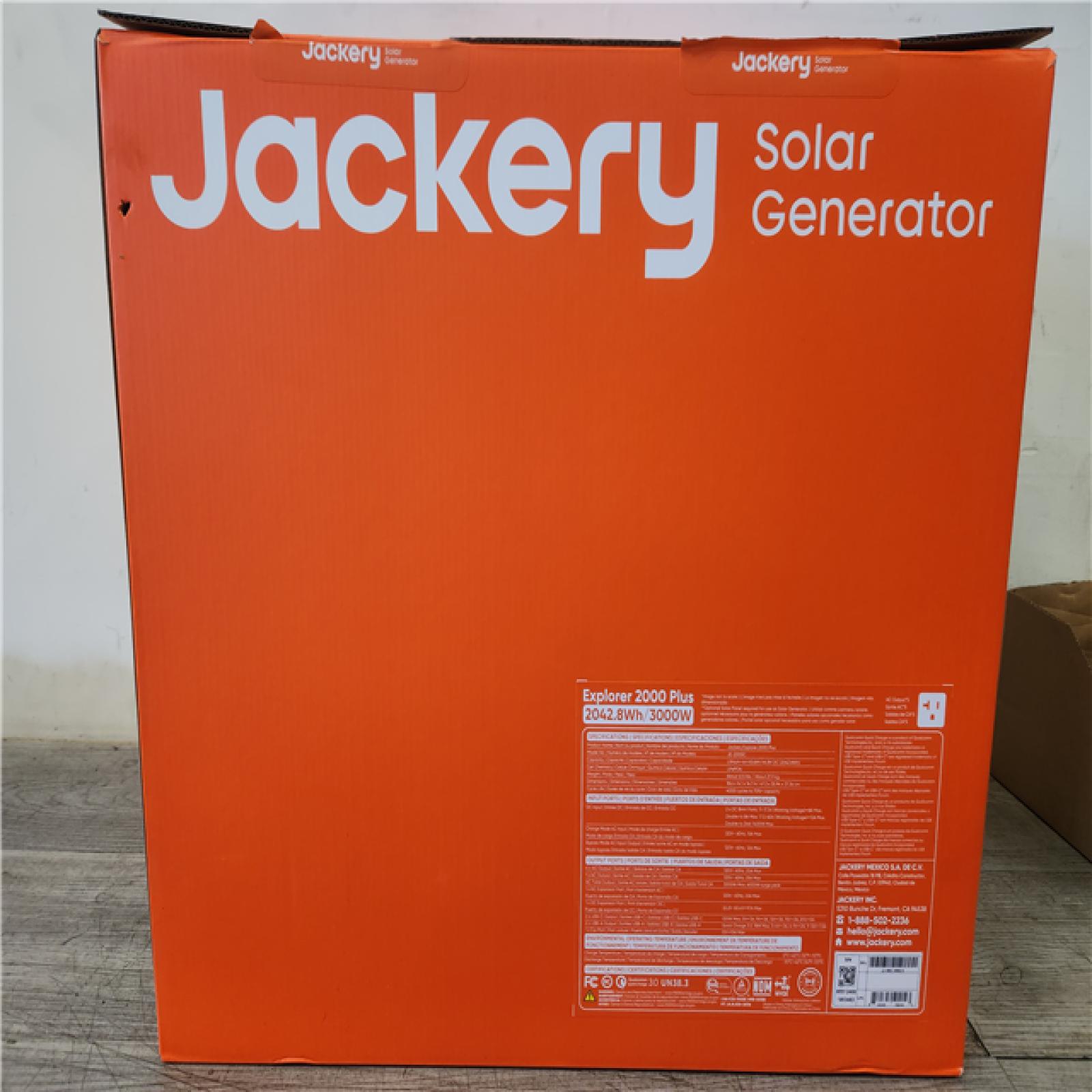 Phoenix NEW Jackery Solar Generator Explorer 2000 Plus 2042.8Wh/3000W Model No. JE-2000C
