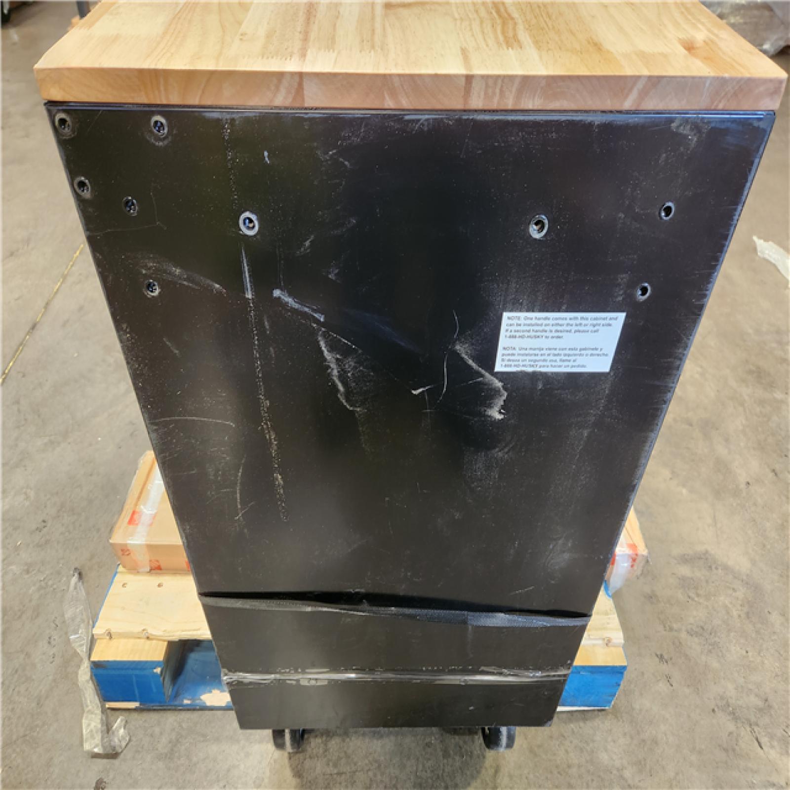 Phoenix Husky Modular Tool Storage 52 in. W x 20 in. D Standard Duty Black Mobile Workbench Cabinet