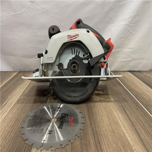 AS-IS Milwaukee M18 18V Lithium-Ion Cordless 6-1/2 in. Circular Saw (Tool-Only)
