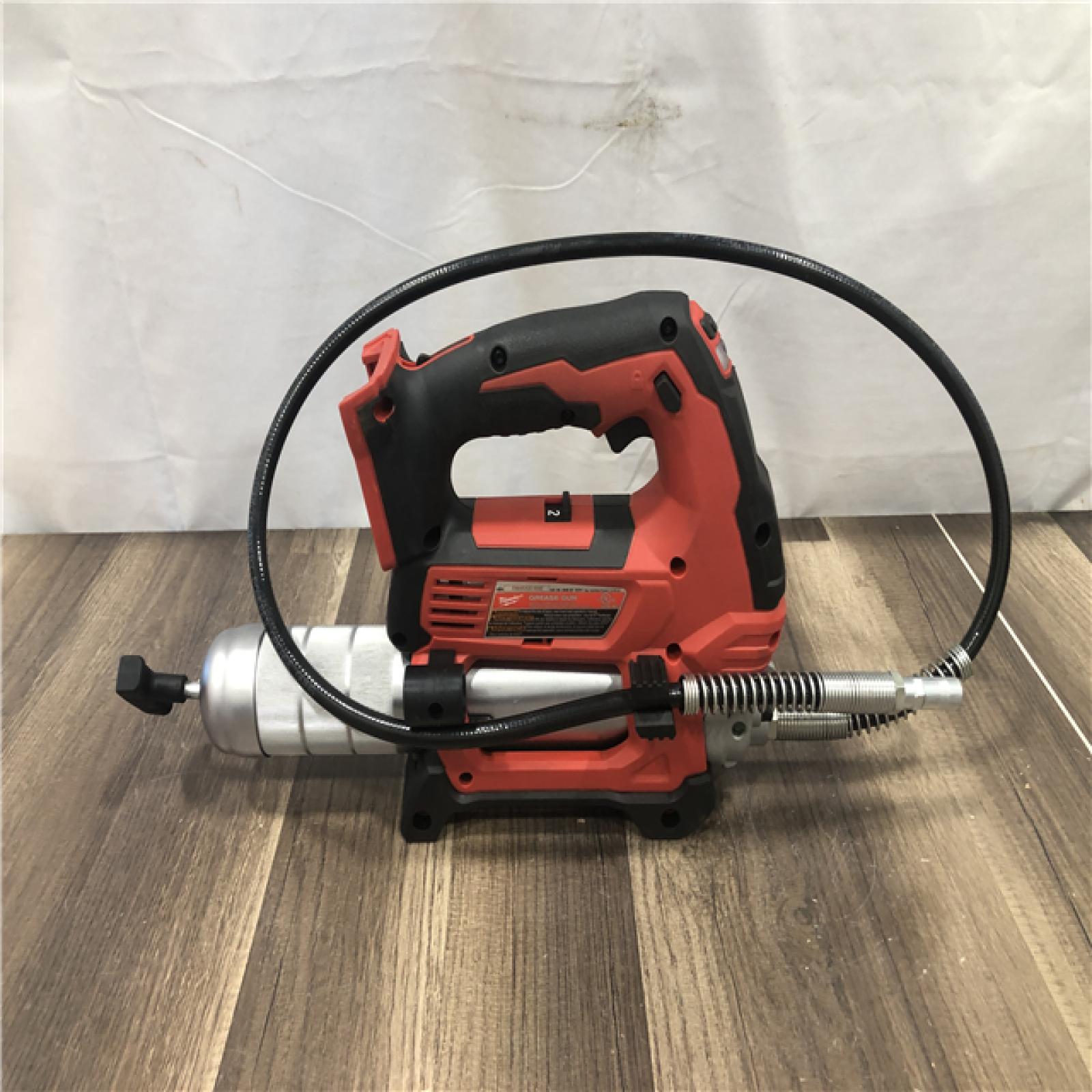 AS-IS Milwaukee 18V Lithium-Ion Cordless Grease Gun 2-Speed (Tool-Only)