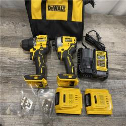AS-IS DEWALT ATOMIC 20-Volt MAX Lithium-Ion Cordless (2-Tool) Combo Kit