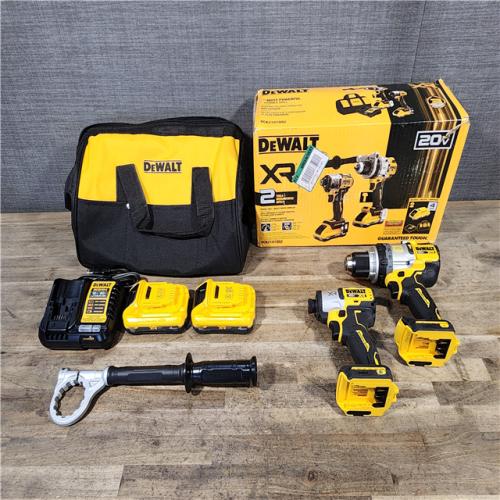 HOUSTON LOCATION - AS-IS DeWalt 20V MAX XR Cordless Brushless 2 Tool Hammer Drill and Impact Driver Kit
