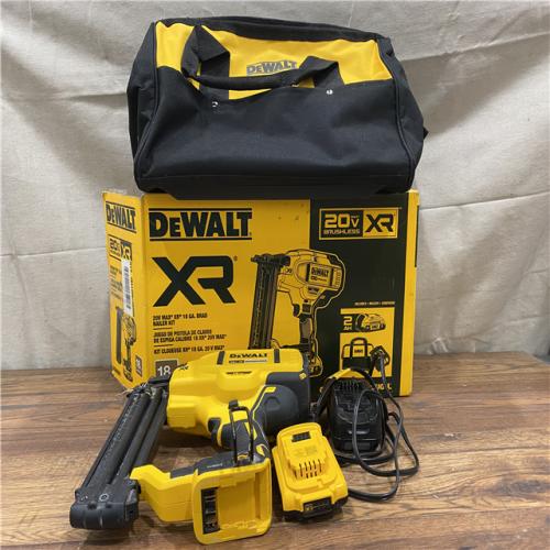 AS-IS DEWALT 20V MAX XR 18 Gauge Brad Nailer Kit