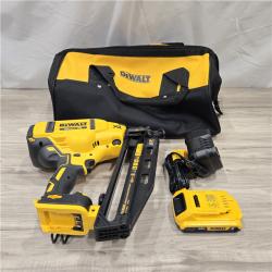 AS-IS DeWalt 20V 16 Gauge Cordless Angled Finish Nailer Kit