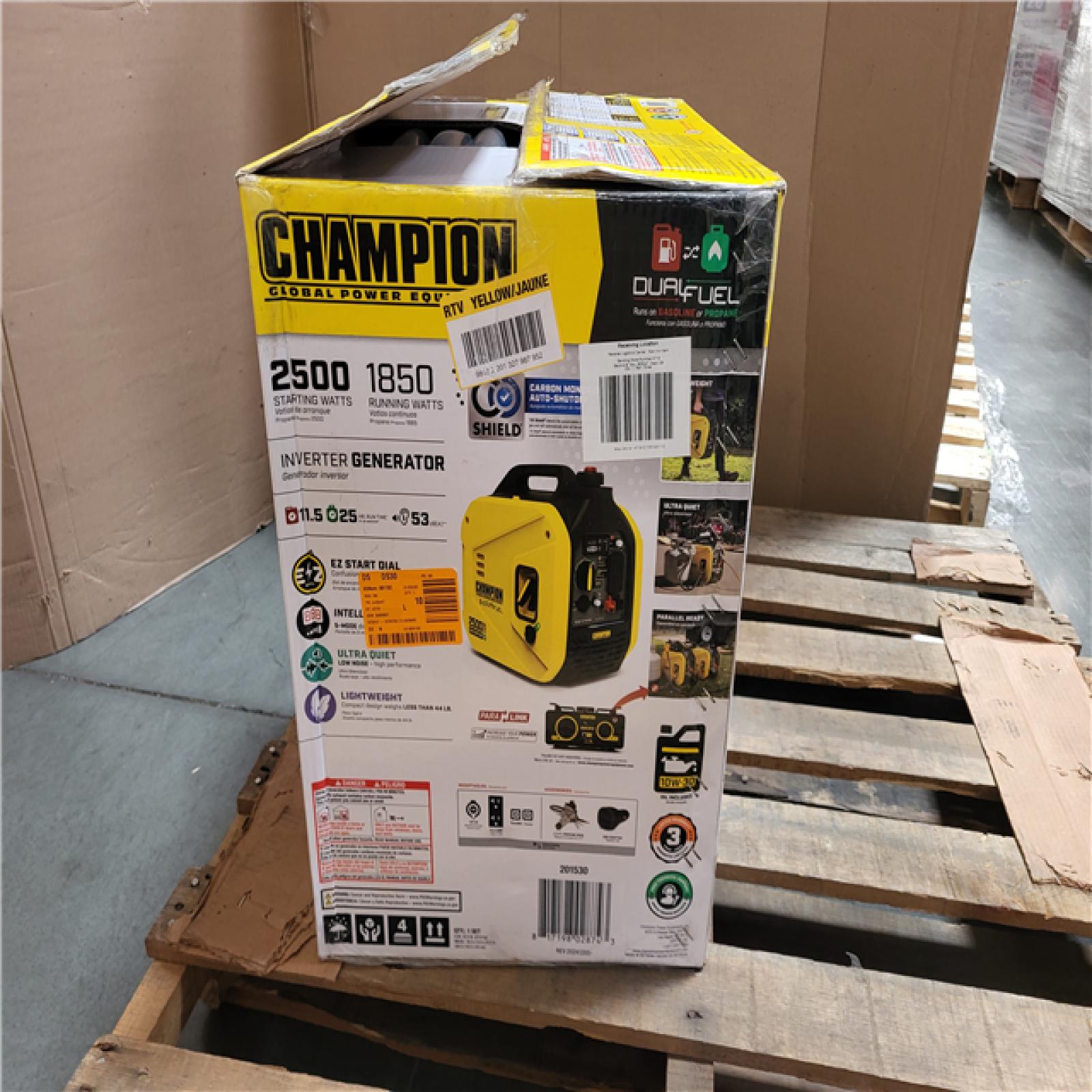 CALIFORNIA AS-IS CHAMPION PORTABLE GENERATOR