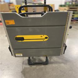 Dallas Location - As-Is DEWALT 15 Amp Corded 10 in. Job Site Table Saw with Rolling Stand