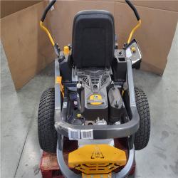 CALIFORNIA AS-IS CUB CADET ULTIMA ZT142 IN. 547CC INTELLI POWER ENGINE DUAL HYDROSTATIC DRIVE GAS ZERO TURN RIDING LAWN MOWER