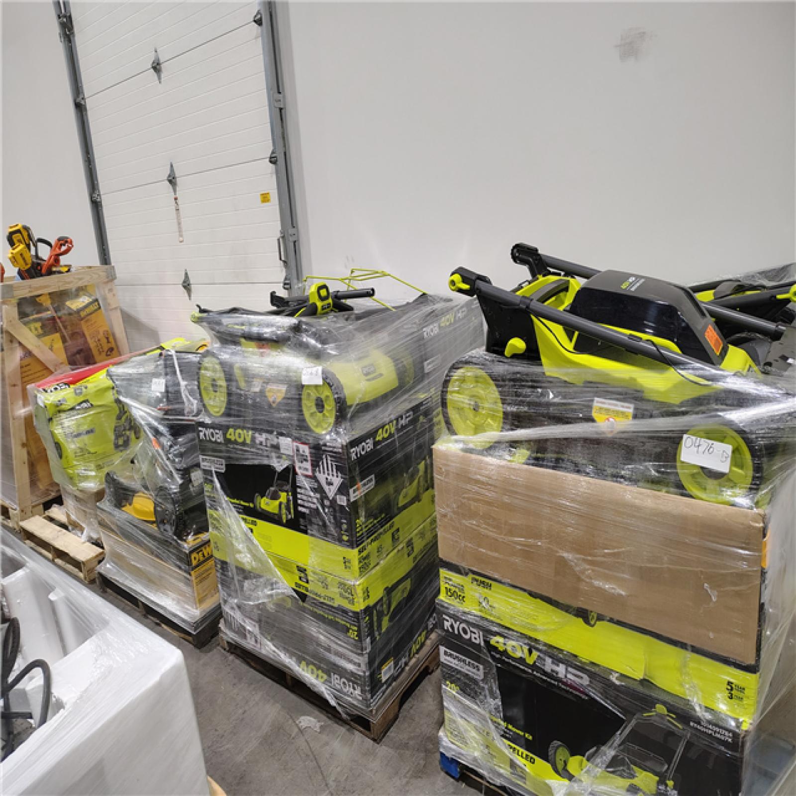 Pittston Location As-Is Power Tools Partial Truckload (13 Pallets) 0476-B