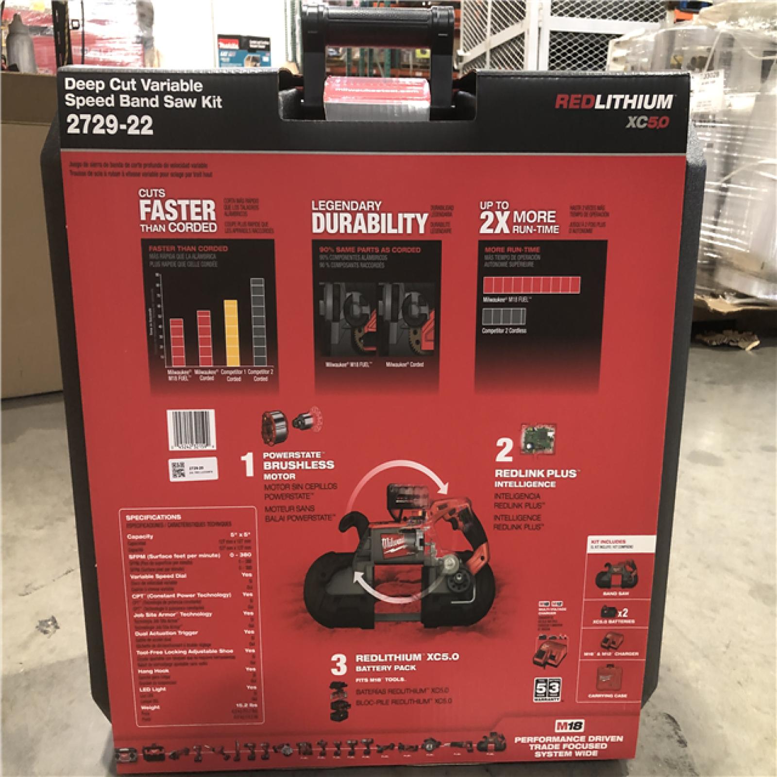 NEW! - Milwaukee M18 FUEL Band Saw Kit