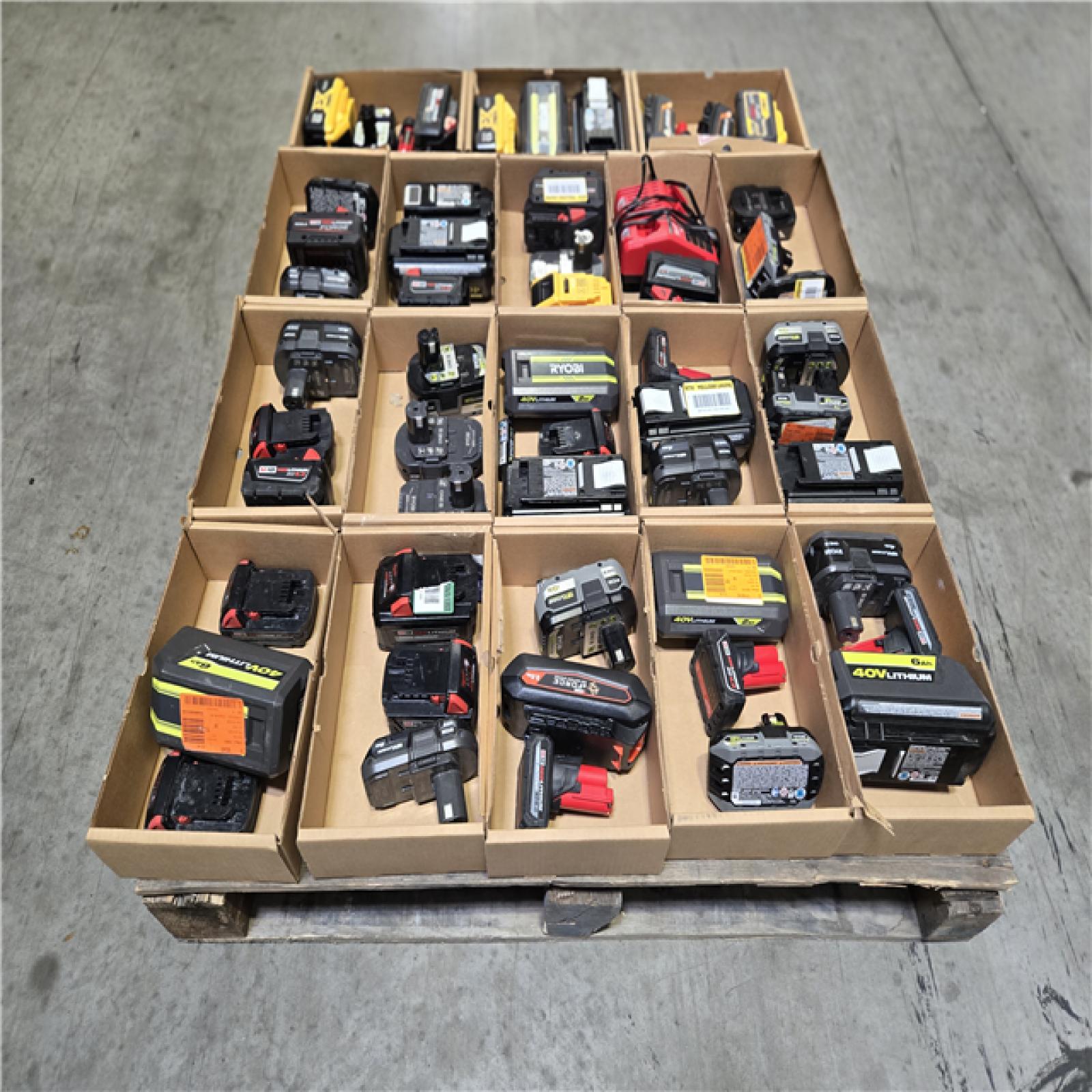 DALLAS LOCATION- AS-IS BATTERY PALLET