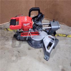 HOUSTON LOCATION - AS-IS (APPEARS LIKE NEW) Milwaukee 2733-20 M18 Fuel 7-1/4 Dual Bevel Sliding Compound Miter Saw  Tool Only