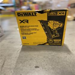 DALLAS LOCATION - DEWALT 20V MAX XR Lithium-Ion Cordless 15-Gauge Angled Finish Nailer (Tool Only)