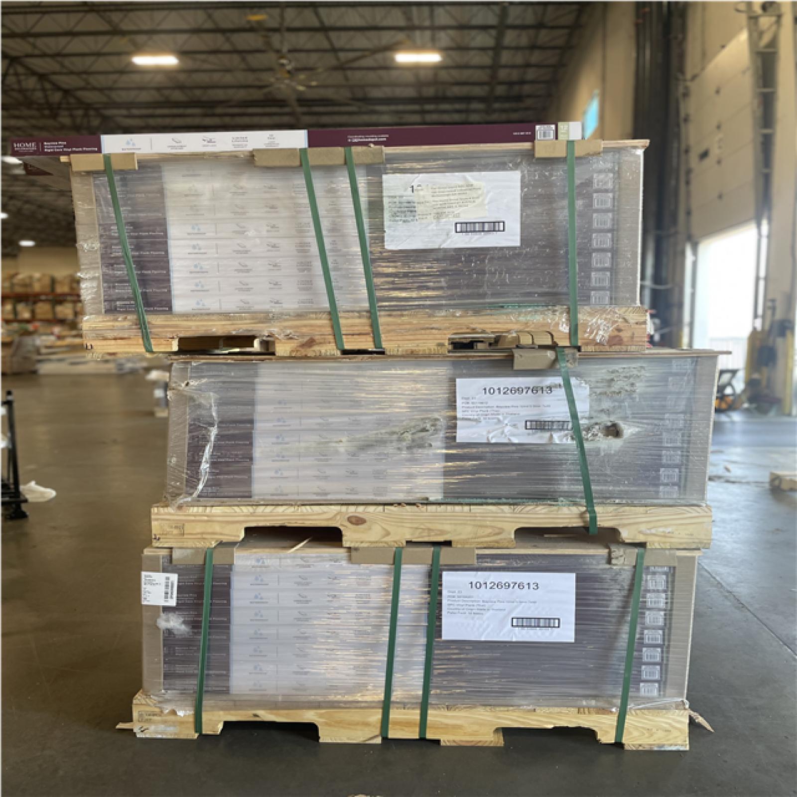 DALLAS LOCATION- HOME DECORATORS Bayview Pine 12 MIL x 7 in. W x 48 in. L  Flooring (23.8 sq. ft. /Case)(100 CASES)
