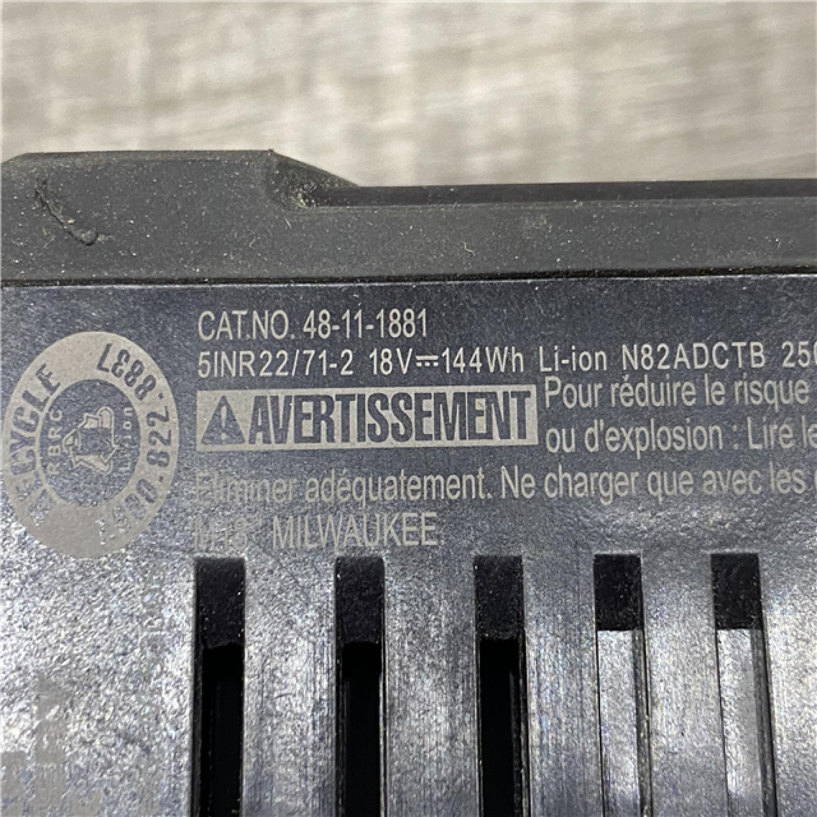 AS-IS Milwaukee 18V Lithium-Ion REDLITHIUM FORGE XC 8.0 Ah Battery Pack