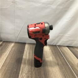 AS-IS Milwaukee FUEL SURGE 12V Lithium-Ion Brushless Cordless 1/4 in. Hex Impact Driver Compact Kit