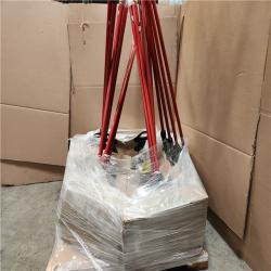 Phoenix Location AS-IS Libman 24 in. High Power Heavy-Duty Multi-Surface Squeegee Push Broom with Brace and Steel Handle Pallet (36-Brooms)