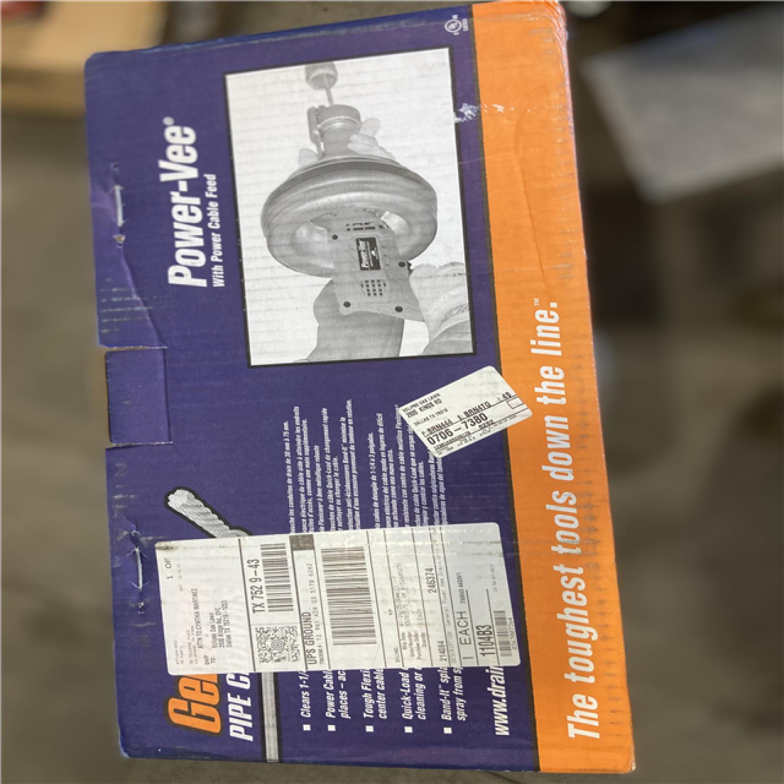 LIKE NEW! - GENERAL WIRE SPRING General Power-Vee with 25 ft x 5/16 in. Cable