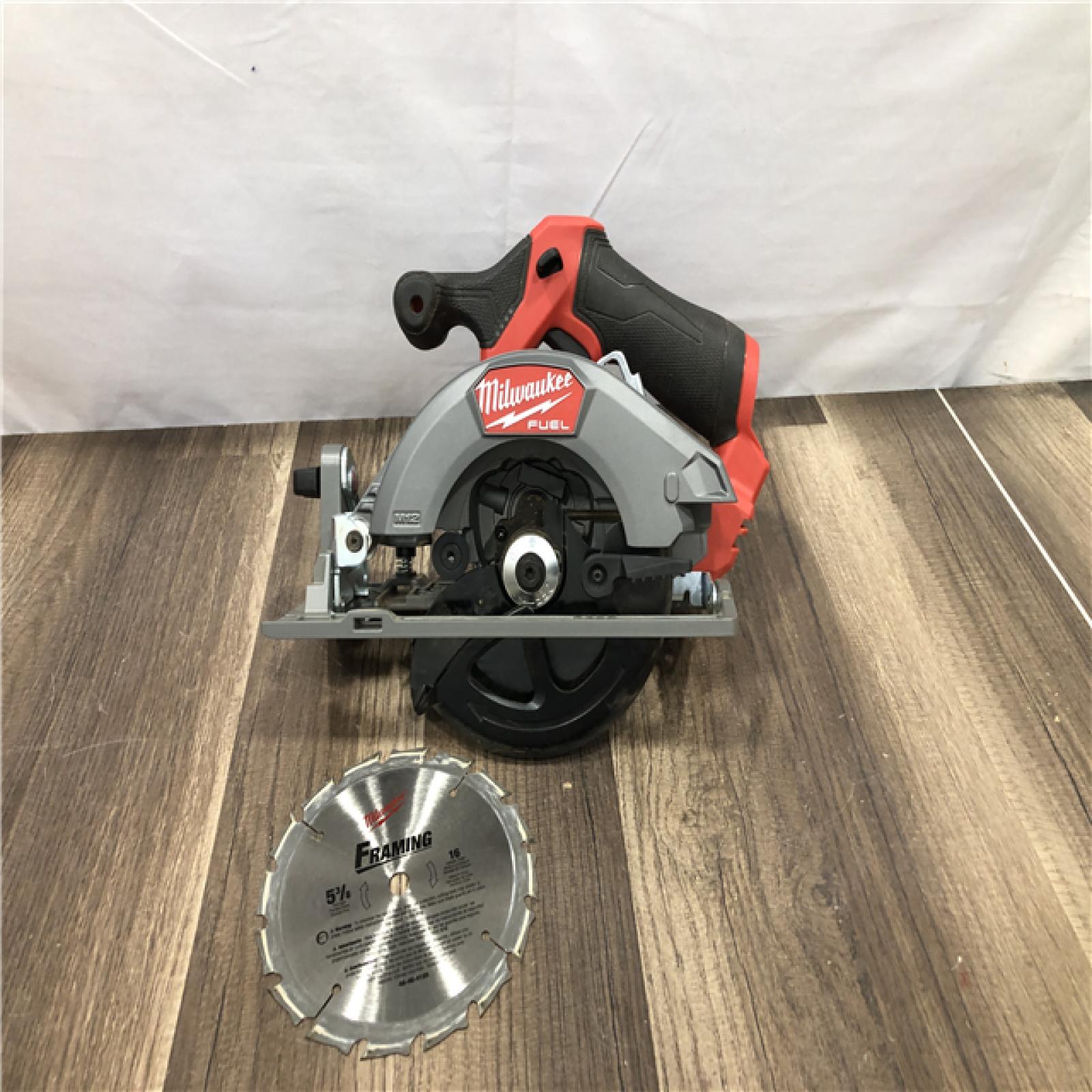 AS-IS Milwaukee  FUEL 12V Lithium-Ion Brushless 5-3/8 in. Cordless Circular Saw (Tool-Only)