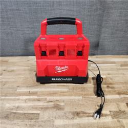 HOUSTON LOCATION - AS-IS Milwaukee M18 Packout Six Bay Rapid Charger (CHARGER ONLY)