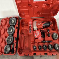 California AS-IS Milwaukee M18 Forcelogic 10 Ton Knockout Tool 1/2 in. to 4in; Appears in Like New Condition