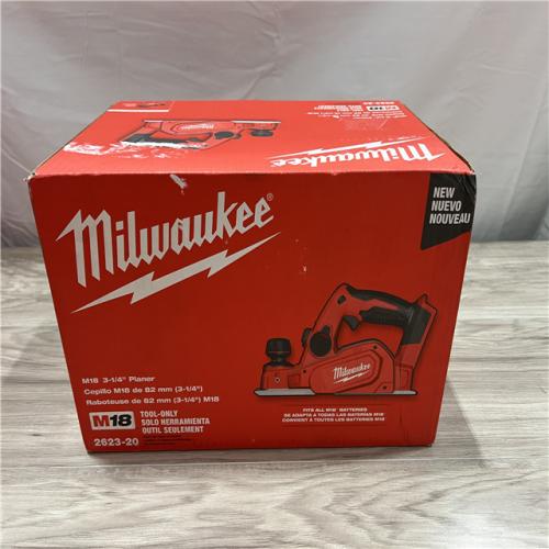 NEW Milwaukee M18 18-Volt Lithium-Ion Cordless 3-1/4 in. Planer (Tool-Only)