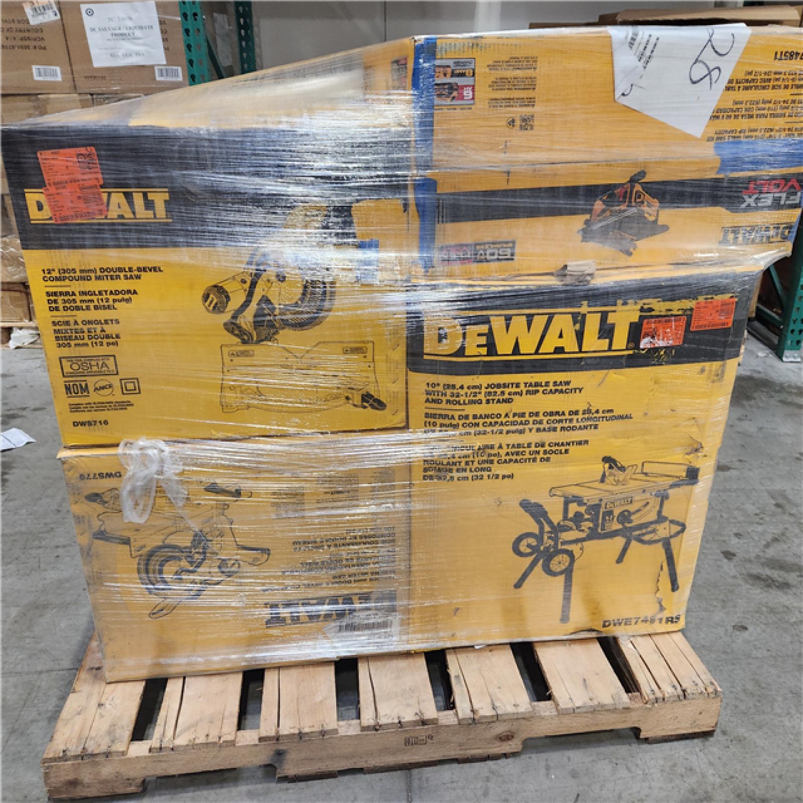 Dallas Location - As-Is DEWALT Tool Pallet