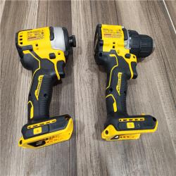 GOOD DEWALT 20V MAX Cordless Brushless Hammer Drill/Driver 2 Tool Combo Kit with FLEXVOLT ADVANTAGE