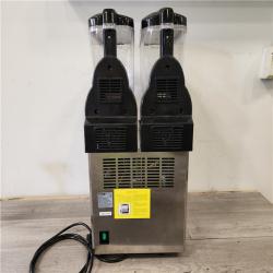 Phoenix Location AS-IS VEVOR 1014 oz. Commercial Slushy Machine 15L x 2 Tanks Frozen Drink Machine Snow Cone Machine 120 Cups Stainless Steel 1000W
