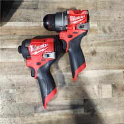 HOUSTON LOCATION - AS-IS Milwaukee 3497-22 12V Brushless Hammer Drill and Impact Driver Combo Kit