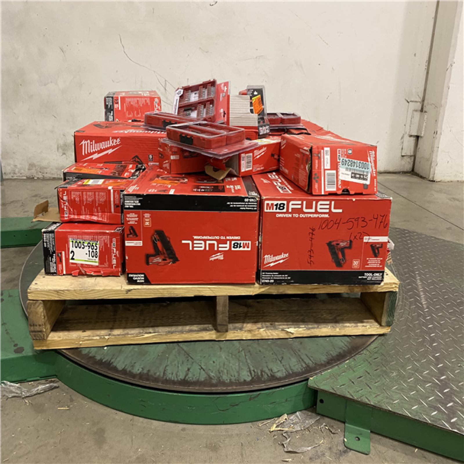Dallas Location - As-Is MILWAUKEE Tool Pallet