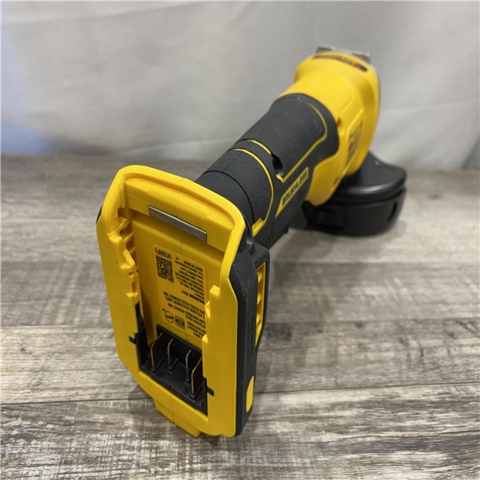 AS-IS DEWALT 20V MAX Cordless Brushless 4-1/2 in. Angle Grinder with Paddle Switch (Tool Only)