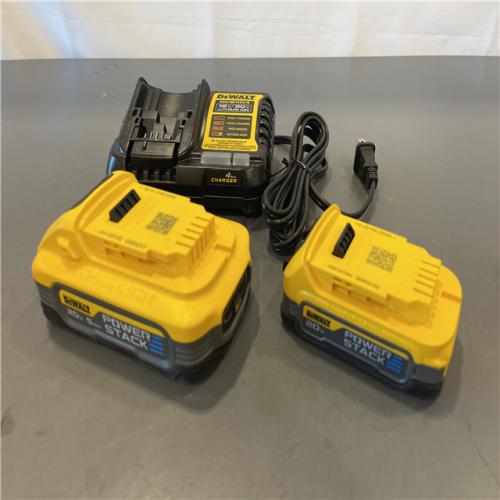 AS-IS - DeWalt 20V MAX POWERSTACK Lithium-Ion 1.7Ah and 5Ah Battery and Charger Starter Kit