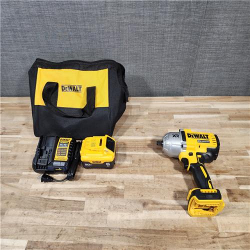 HOUSTON LOCATION - AS-IS (APPEARS LIKE NEW) DEWALT 20V MAX Lithium-Ion Cordless 1/2 in. Impact Wrench Kit