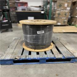 DALLAS LOCATION - AS-IS Southwire 2,500 ft. 1 Black Stranded CU SIMpull THHN Wire (SEE NOTES)