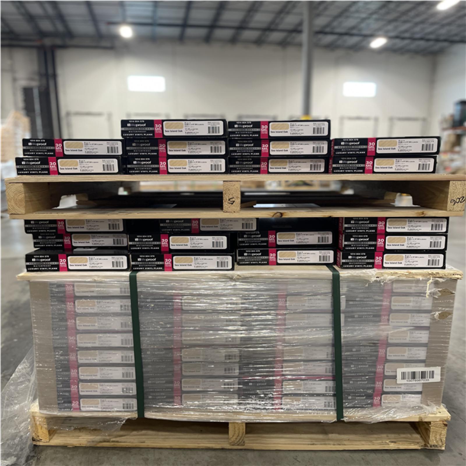 DALLAS LOCATION- LIFEPROOF Sea Island Oak 30 MIL 9in. Wx48in.L Waterproof Vinyl Flooring(17.44 sq.ft./case) (55 UNITS)