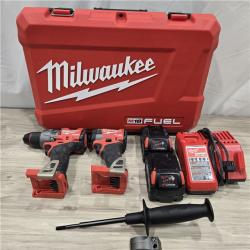 AS-IS MILWAUKEE FUEL 18V Cordless Hammer Drill and Impact Driver Combo Kit