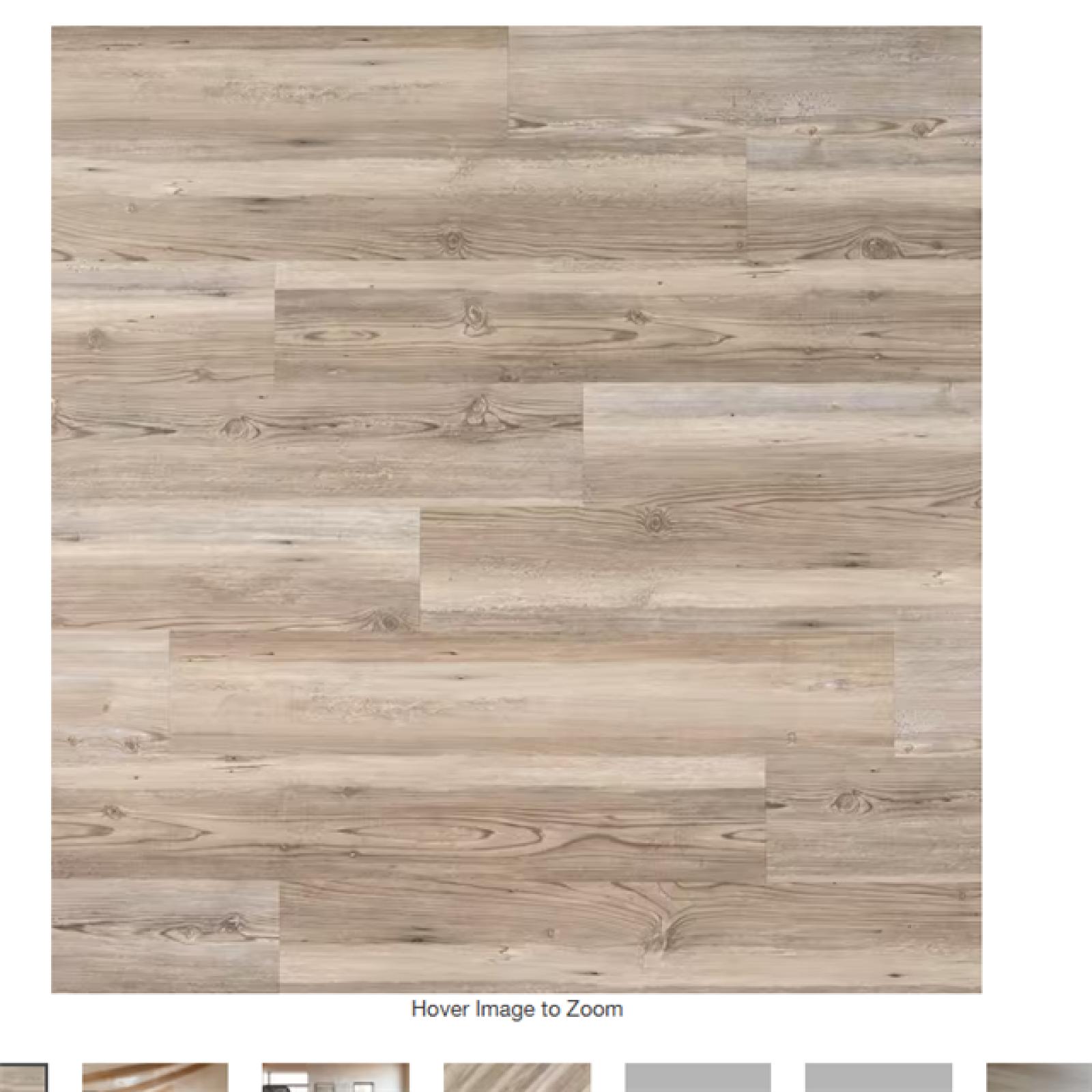 DALLAS LOCATION -  TrafficMaster Hickman Coast 6 MIL x 6 in. x 36 in. Waterproof Click Lock Vinyl Plank Flooring (23.95 sq. ft./Case) - 60 CASES